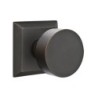 Emtek Round Knob with Quincy Rosette