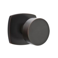 Emtek Round Knob with Urban Modern Rosette