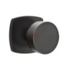 Emtek Round Knob with Urban Modern Rosette