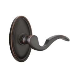 Emtek Cortina Lever with Oval Rosette