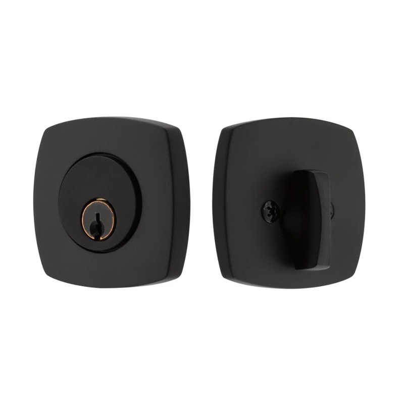 Emtek Urban Modern Single-Cylinder Brass Deadbolt Set