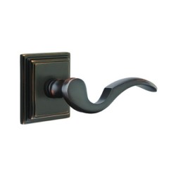 Emtek Cortina Lever with Wilshire Rosette