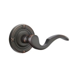 Emtek Cortina Lever with Ribbon and Reed Rosette