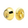 Emtek Regular Single-Cylinder Brass Deadbolt Set