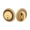 Emtek Rope Single-Cylinder Brass Deadbolt Set