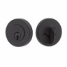 Emtek Modern Disc Single-Cylinder Brass Deadbolt Set