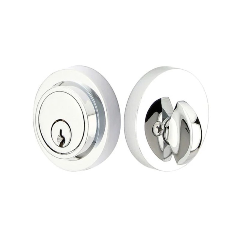 Emtek Modern Single-Cylinder Brass Deadbolt Set