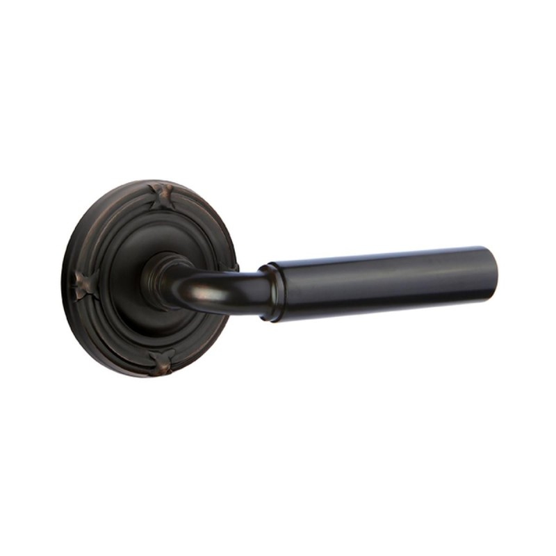Emtek Manning Lever with Ribbon and Reed Rosette