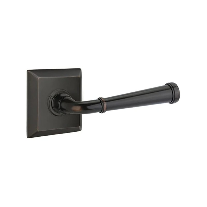 Emtek Merrimack Lever with Quincy Rosette
