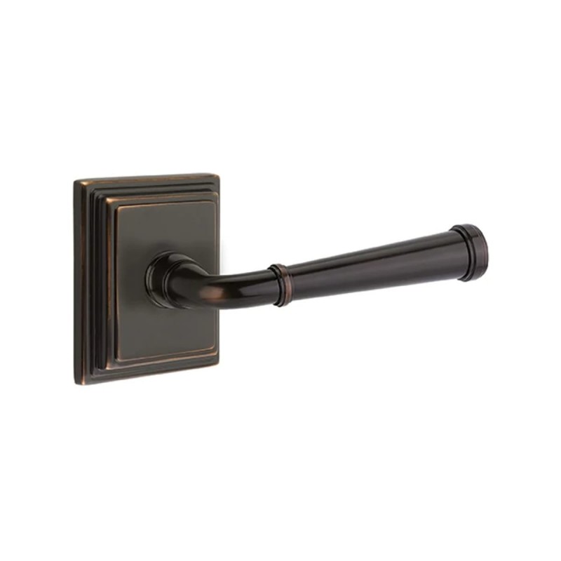 Emtek Merrimack Lever with Wilshire Rosette