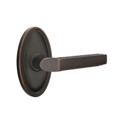Emtek Milano Lever with Oval Rosette