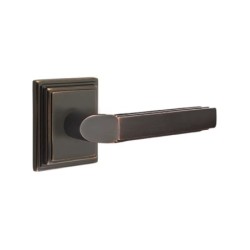 Emtek Milano Lever with Wilshire Rosette