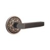 Emtek Milano Lever with Lancaster Rosette