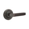 Emtek Milano Lever with Ribbon and Reed Rosette