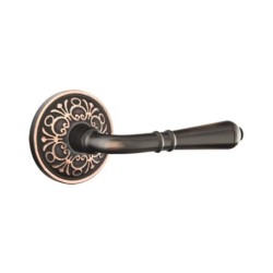 Emtek Turino Lever with Lancaster Rosette