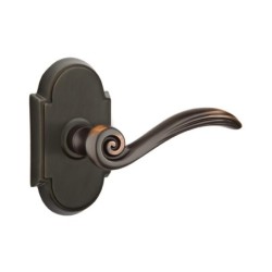Emtek Elan Lever with Style 8 Rosette