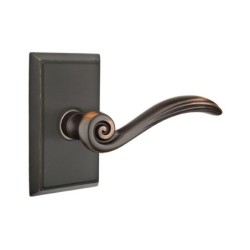 Emtek Elan Lever with Rectangular Rosette
