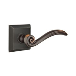 Emtek Elan Lever with Quincy Rosette