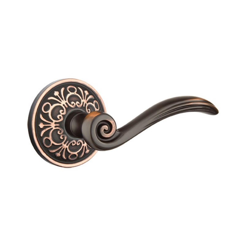Emtek Elan Lever with Lancaster Rosette