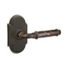 Emtek Ribbon and Reed Lever with Style 8 Rosette