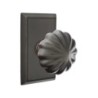Emtek Melon Knob with Rectangular Rosette