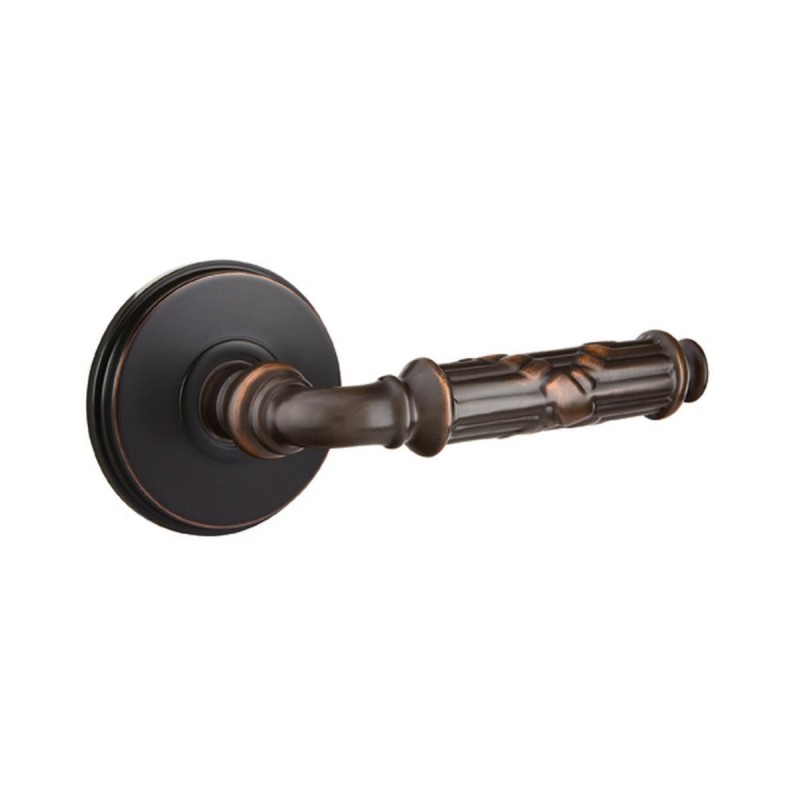 Emtek Ribbon and Reed Lever with Watford Rosette