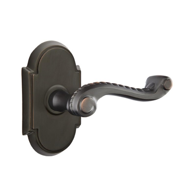 Emtek Rope Lever with Style 8 Rosette