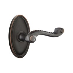 Emtek Rope Lever with Oval Rosette