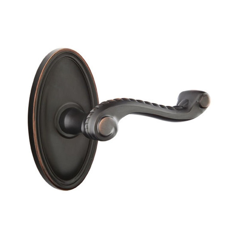 Emtek Rope Lever with Oval Rosette