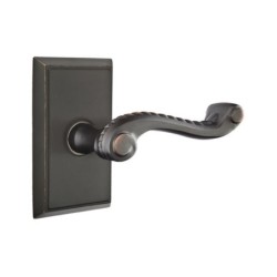 Emtek Rope Lever with Rectangular Rosette