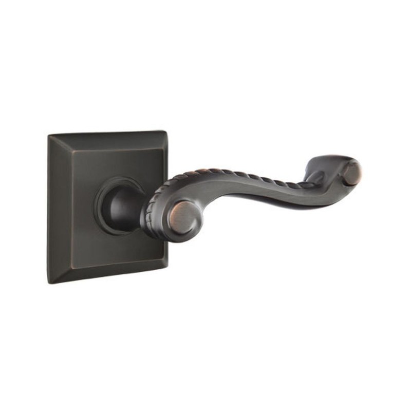 Emtek Rope Lever with Quincy Rosette