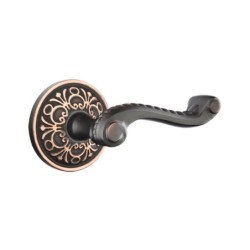 Emtek Rope Lever with Lancaster Rosette