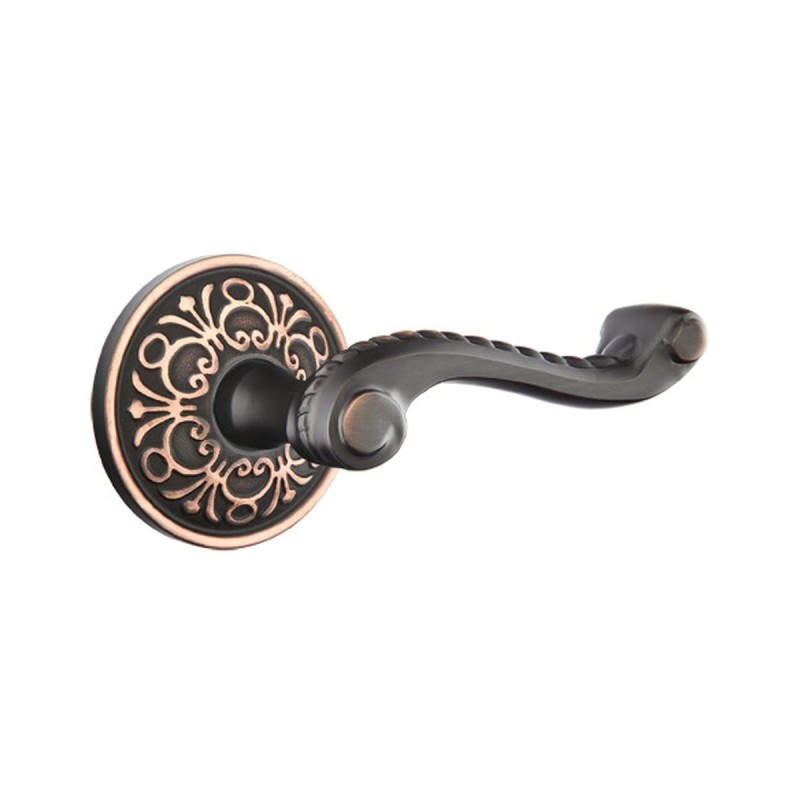 Emtek Rope Lever with Lancaster Rosette