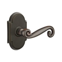 Emtek Rustic Lever with Style 8 Rosette