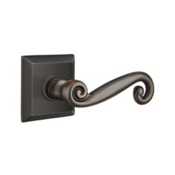 Emtek Rustic Lever with Quincy Rosette