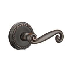 Emtek Rustic Lever with Rope Rosette