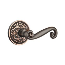 Emtek Rustic Lever with Lancaster Rosette