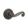 Emtek Rustic Lever with Ribbon and Reed Rosette