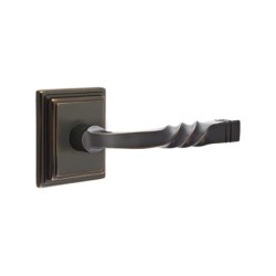 Emtek Santa Fe Lever with Wilshire Rosette