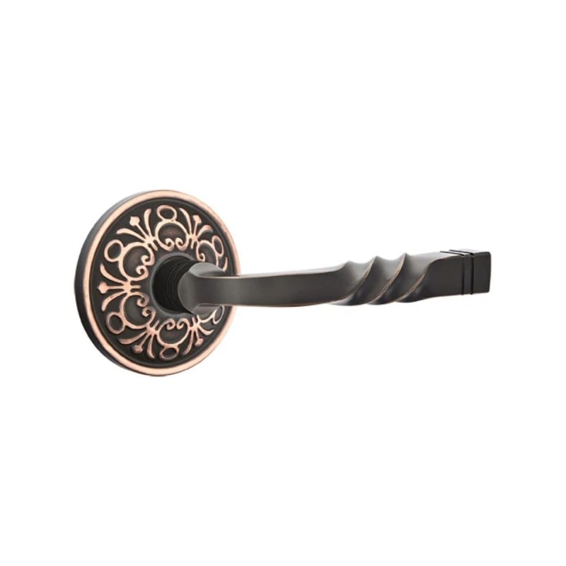 Emtek Santa Fe Lever with Lancaster Rosette