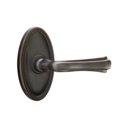 Emtek Wembley Lever with Oval Rosette