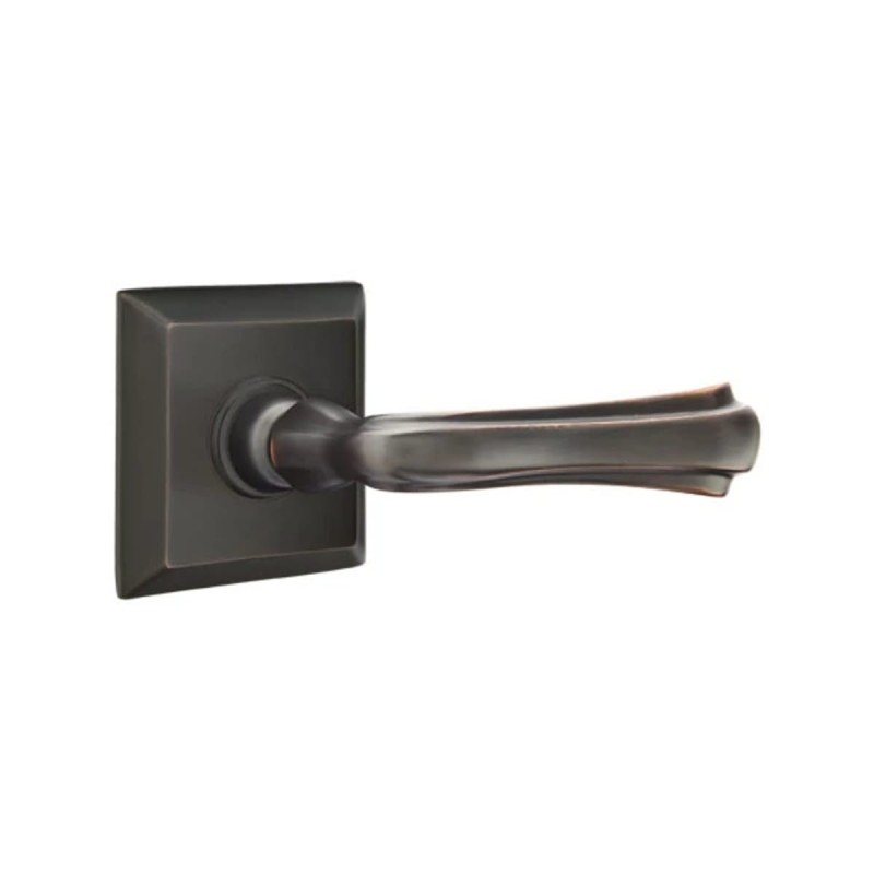 Emtek Wembley Lever with Quincy Rosette