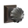 Emtek Melon Knob with Wilshire Rosette
