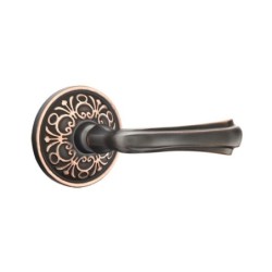 Emtek Wembley Lever with Lancaster Rosette