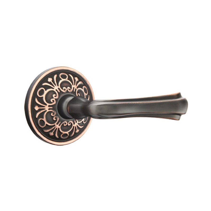 Emtek Wembley Lever with Lancaster Rosette
