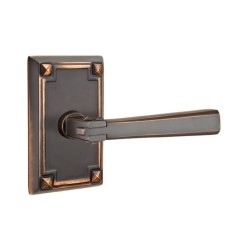 Emtek Arts and Crafts Lever with Arts and Crafts Rosette