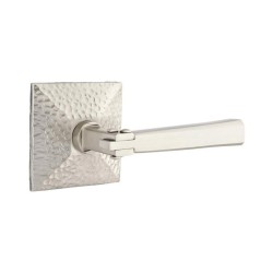 Emtek Arts and Crafts Lever with Hammered Rosette