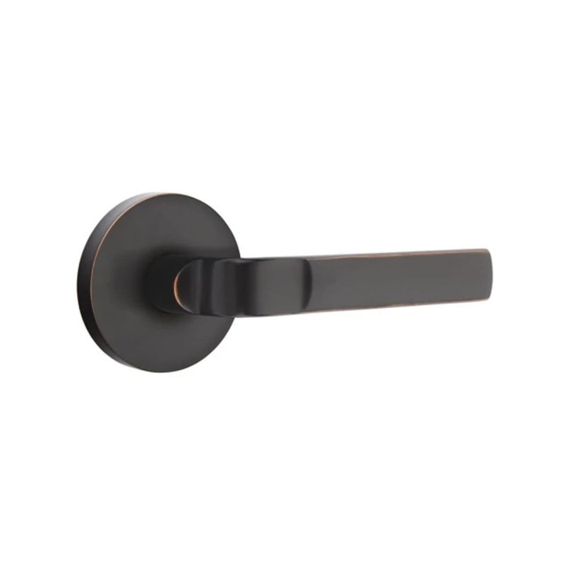 Emtek Aston Lever with Disk Rosette