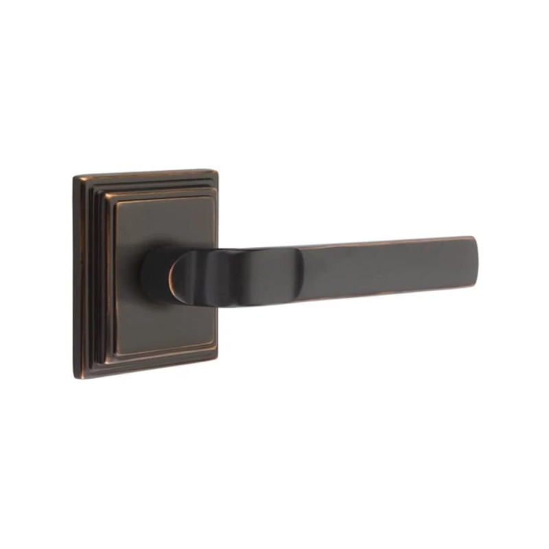 Emtek Aston Lever with Wilshire Rosette