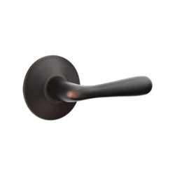 Emtek Basel Lever with Modern Rosette